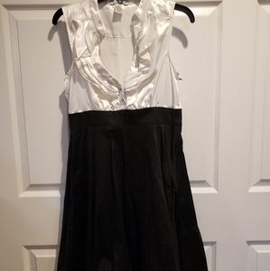 Black and white dress